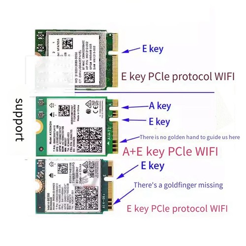 Netzwerkkarte für A+E Key E-Key M.2 NGFF Multifunktions-Netzwerkkarte O1E26416 - Afbeelding 9 van 9