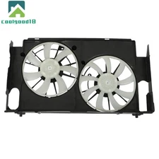 Dual Radiator Condenser Cooling Fan Assembly 2014 For Toyota Rav4 TO3115177 New