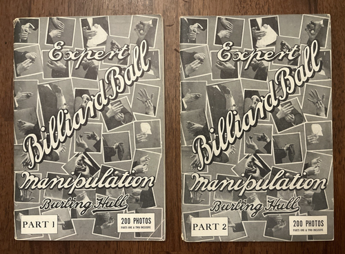 Expert Billiard Ball Manipulation by Burling Hull Part 1 & Part 2 PB 1928 *NICE! - Bild 1 von 16