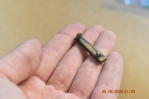 Pre-WW2 US Military Medal Full Wrap Brooch Pin - Picture 2 of 2
