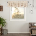 Farmhouse 16"x72" Valance Creme Rod Pocket Kitchen Window Curtains VHC Brands