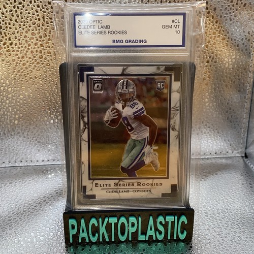 2020 Donruss Optic CeeDee Lamb Elite Series Rookie RC #ESR-CL Cowboys BMG 10 B3 - Bild 1 von 2