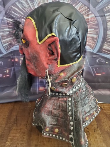 Vintage Warlock Devil Mask By Mario Chiodo Studios 2004 Demon Haunted House New - Picture 12 of 24