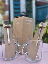 NESPRESSO Vertuo Mug Set Medium with 2 Mugs and Spoons Box BRAND NEW 