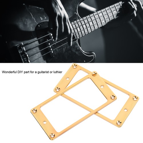 2 Pcs Electric Guitar Pickup Frame Guitar Replacement Metal Humbucker Pickup - Picture 2 of 21