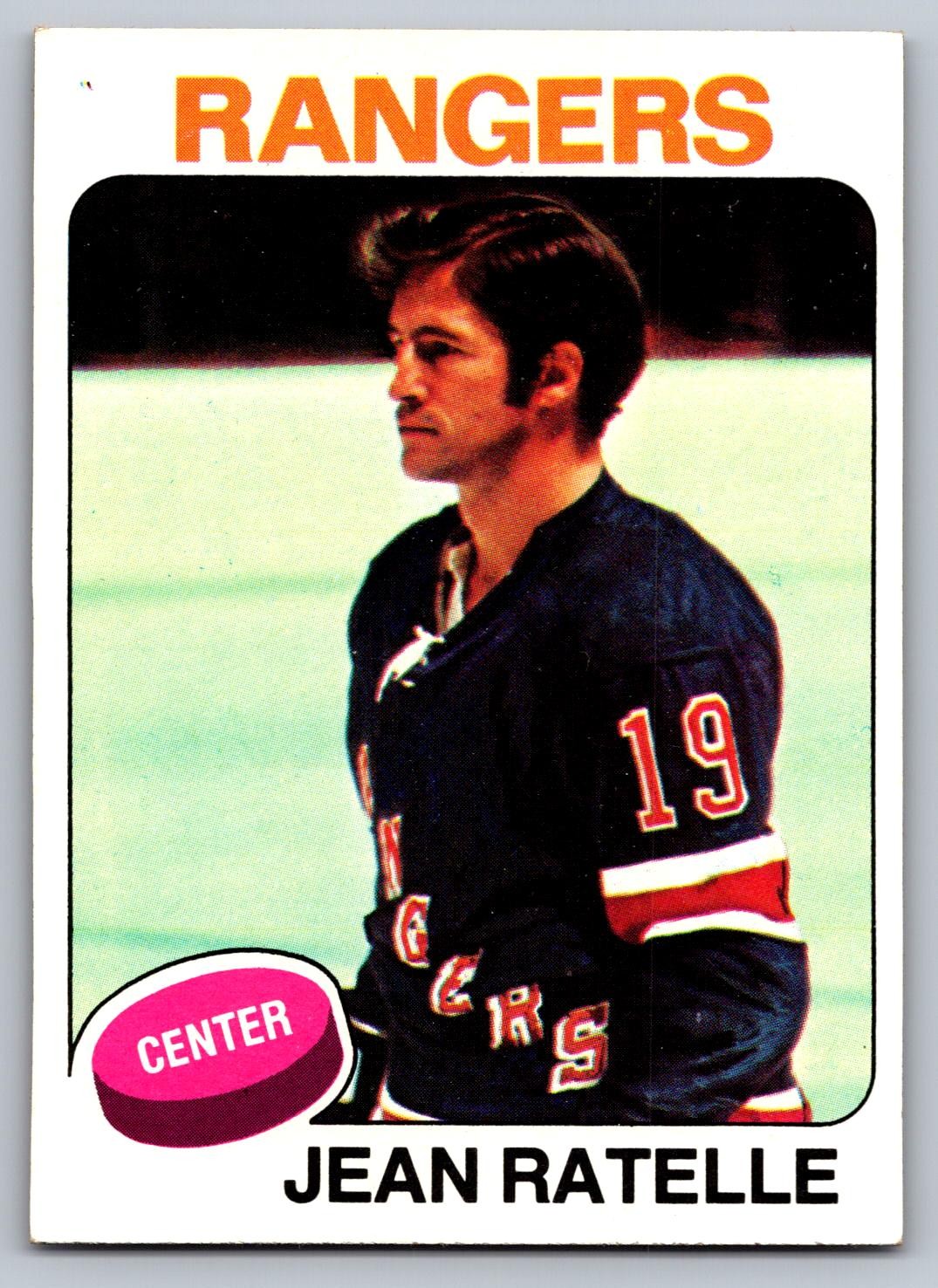 1975-76 Topps #243 Jean Ratelle New York Rangers