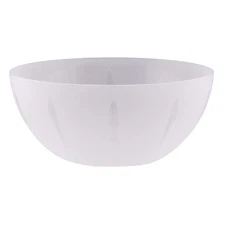 10-Inch Plastic Serve Mixing Bowl for Everyday Meals - Ideal for Cereal, Snac...