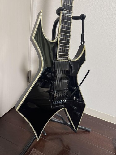 Guitarra eléctrica B.C. Rich Warlock NJ Deluxe Negro Hecho en Corea S/N E09011252 - Imagen 5 de 12