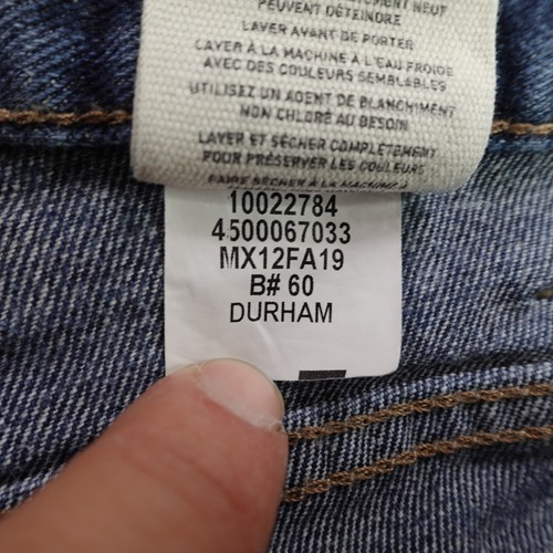 Ariat Jeans Mens 40x32 Blue Denim M5 Slim Straight Leg Western Work Pants - Picture 14 of 15