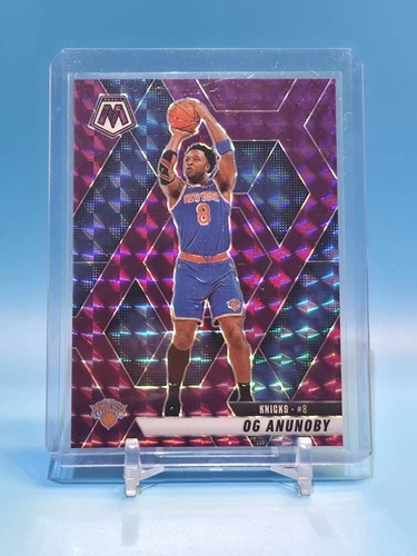 OG ANUNOBY 2024-25 Panini Mosaic Basketball #123 Knicks MOSAIC PURPLE /99