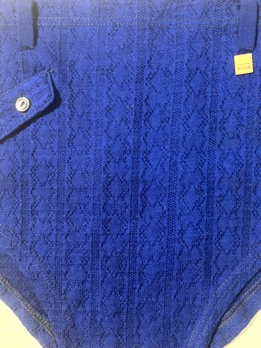 Nuevo traje de baño de lana azul de colección de los años 40 para hombre calzoncillos talla M Deadstock Nuevo de Lote Antiguo - Imagen 3 de 11