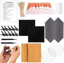 238 Pcs Card Cleaning Kit Trading Card Cleaning Kit Sports Card Flattening Kit