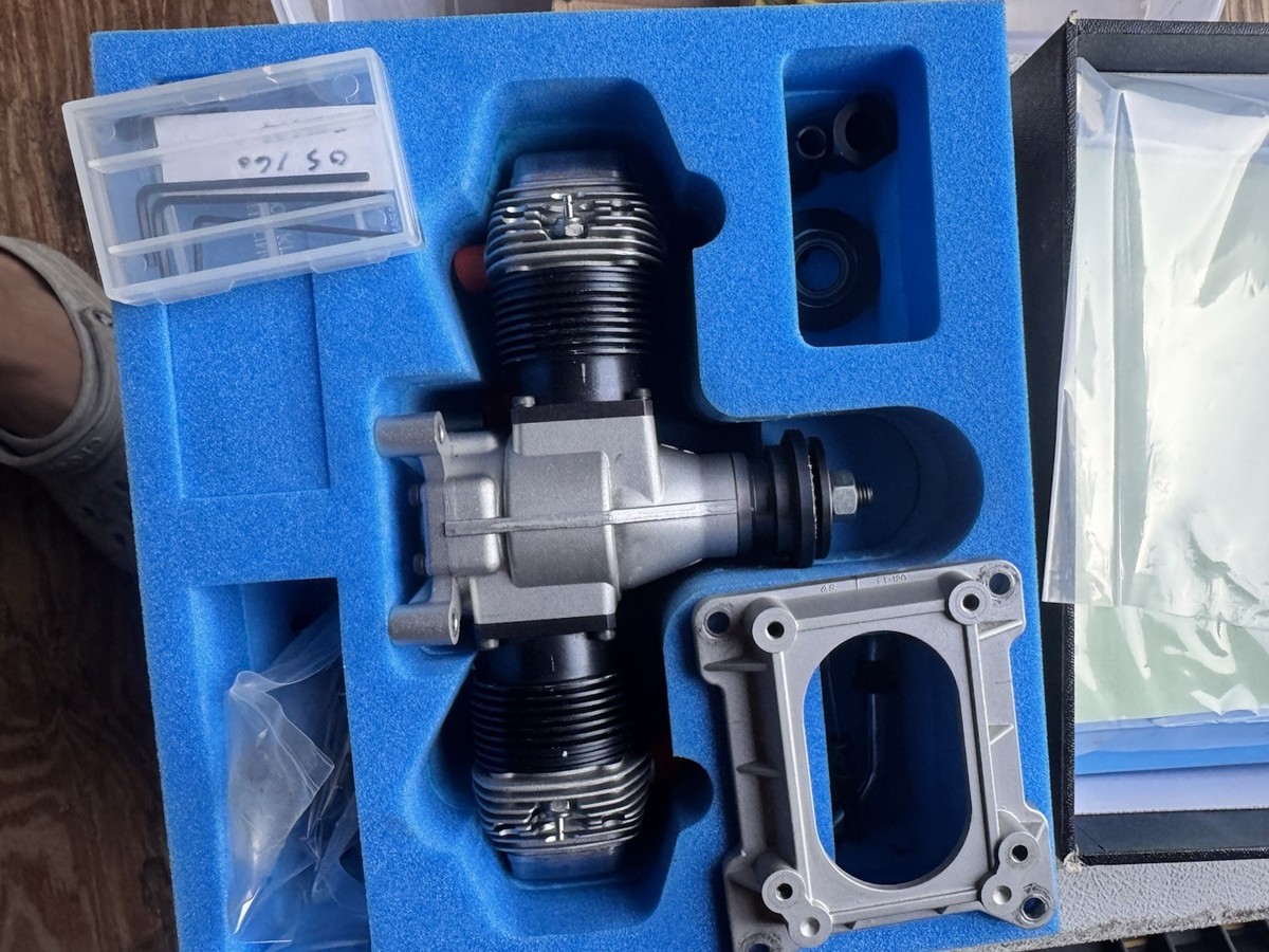O.S. FT160 Gemini Twin-Cylinder Ringed 4-Stroke Engine for