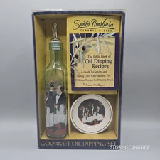 Santa Barbara Gourmet Oil Dipping Set by Jessica Goldbigen Recipes & Bowl