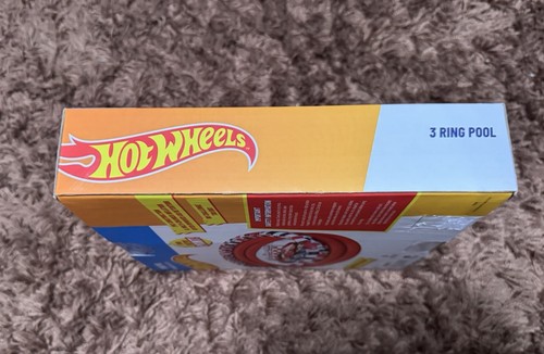 Hot Wheels 3-Ring Inflatable Pool – Retro Race Car Design | 34” D x 10” H - Picture 7 of 8