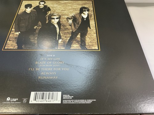 Bon Jovi "Greatest Hits" Black Gold Limited Edition LP/Vinyl Compilation - Picture 8 of 9