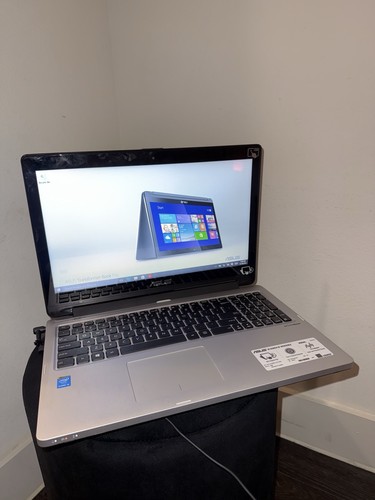 ASUS TRANSFORMER BOOK R554L i5-5200U 2.20GHz 6GB RAM 1TB HDD DVDRW WIN 10 HOME - Picture 4 of 10