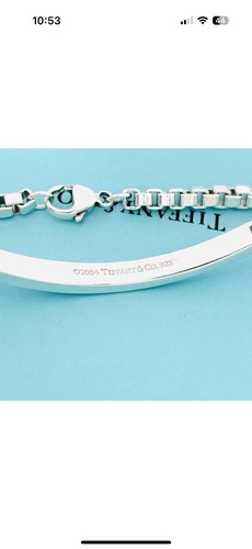 tiffany co sterling silver id bracelet - Picture 4 of 9