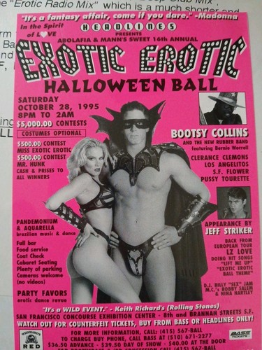 12" Vinyl exotischer erotischer Halloween Ball Motiv Promo 1995 von LZ Love. Super Selten - Bild 4 von 5