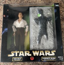 KENNER ACTION COLLECTION 1998 STAR WARS 12" HAN SOLO & HAN SOLO IN CARBONITE SW4