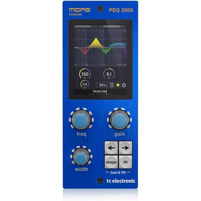 TC Electronic PEQ 3000-DT Midas-Powered Parametric Channel EQ Plug-In