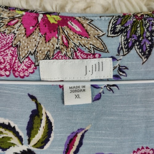 J Jill Wearever Faux Suede Jacket & Patchwork Floral Dress Sz XL Bundle Pockets! - Picture 12 of 16