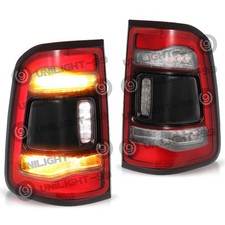 2pc For 2019-2023 Dodge Ram 1500 Led Black Tail Lights Lr Pair Wo Blind Spot 2pc For 2019-2023 Dodge Ram 1500 Led Black Tail Lights Lr Pair Wo Blind Spot