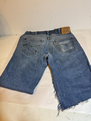Vintage Levis 519 0217 Jeans Mens 34 Orange Tab 1980s Straight Leg - Picture 9 of 14