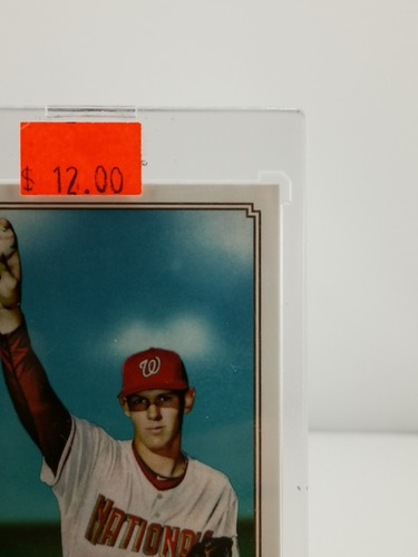 2010 Topps 206 Stephen Strasburg Short Print No Number Rookie Card RC Nationals - Picture 3 of 10