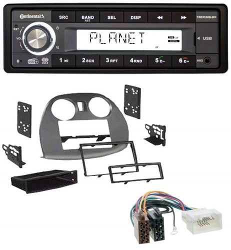 Continental USB 1DIN AUX DAB MP3 Autoradio für Mitsubishi Eclipse 4G 2005-2012 - Bild 1 von 9