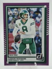 2025 Panini Donruss - Aaron Rodgers #97 Purple Press Proof