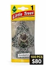 Little Trees Eucalyptus Air Fresheners | 100 Pack Bulk | $80 Deal