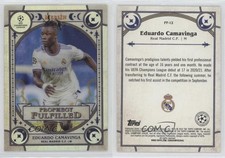 2021-22 Topps Merlin Collection Chrome UCL Prophecy Fulfilled Eduardo Camavinga