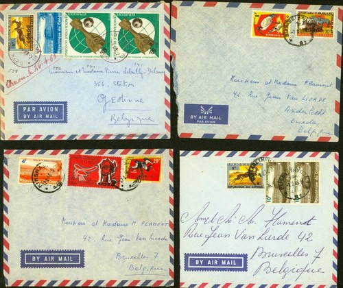 Belgisch-Kongo 1960 - Lot von 10 Luftpostbriefen..................... (EB) AR-11212 - Bild 3 von 6