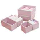  1 Set / 6 Stück Multifunktionale Unterwäsche Aufbewahrungsbox Stoff aus