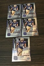 Lot (5) 2025 Bowman U Chrome Denzel Boston Base Washington Huskies RC