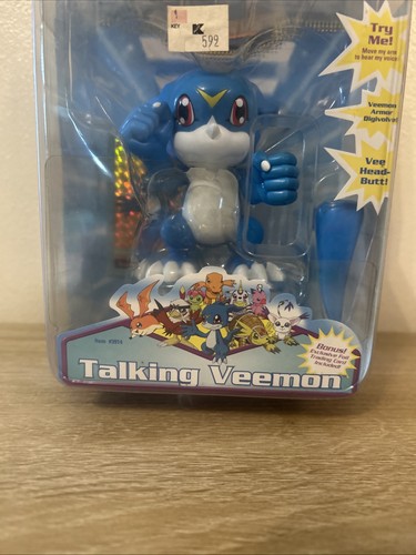 BanDai Digimon Digital Monsters Talking Veemon 1997 - scatola aperta - Foto 3 di 10
