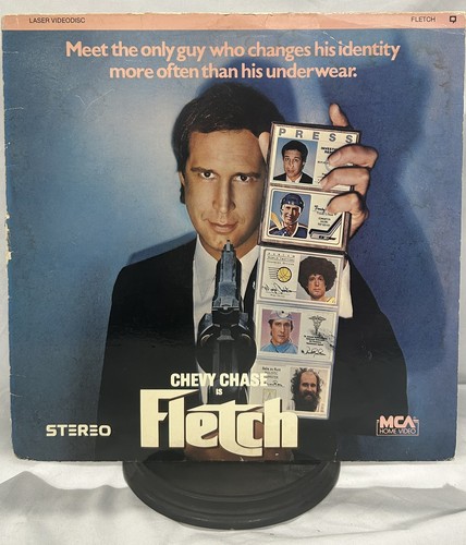 Fletch LaserDisc LD Chevy Chase Joe Don Baker Michael Ritchie Abdul-Jabbar 40190 - Picture 1 of 2