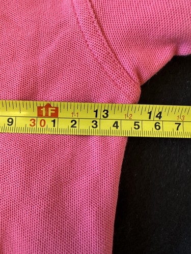 Psycho Bunny Pima Cotton Pink Polo Collared Short Sleeve Shirt 5-6 Years XS - Picture 4 of 6