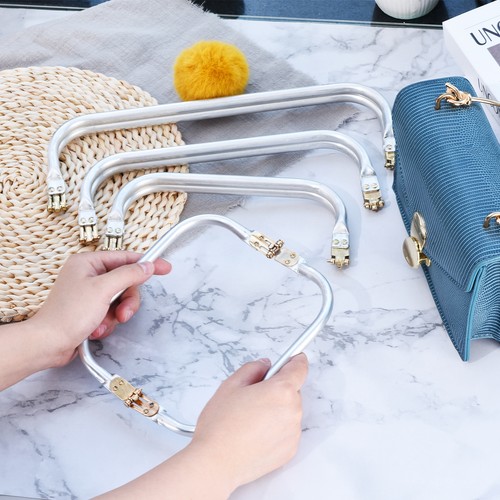 4pz Telaio per Borsa in Metallo 10" Chiusura a Bacio per Manico per Borsa Fai da Te - Foto 4 di 6