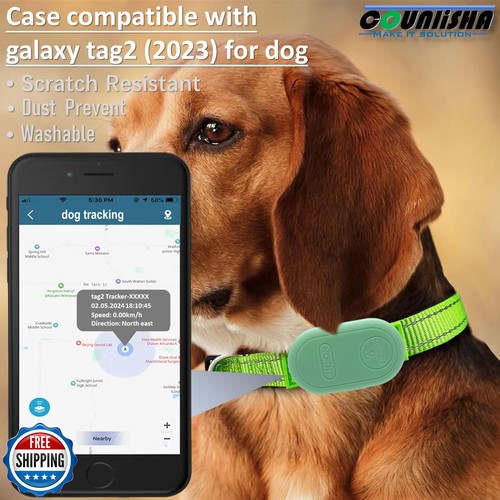 Silicone Holder for Galaxy smarttag2 (2023) for Dog Collar, Slim Rubber Water - Picture 4 of 5