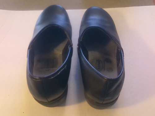 Zoccoli mocassino Dr. Scholls donna Bernice taglia 9W pelle nera comodi - Foto 5 di 6