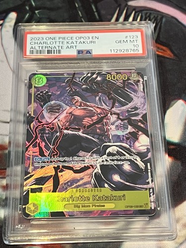 Charlotte Katakuri PSA 10 (Alternate Art) OP03-123 Pillars of Strength Foil