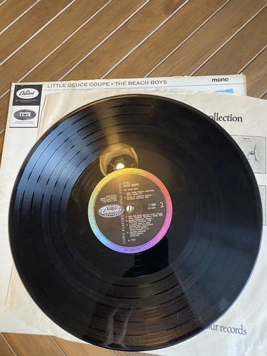 THE BEACH BOYS - 32 LITTLE DEUCE COUPE - VINYL LP UK MONO T1998 1965 VG+/VG - Picture 4 of 4