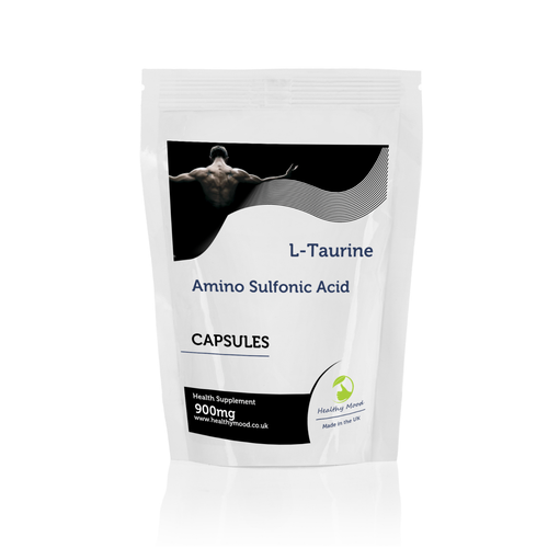 L-taurina 1000 mg cápsulas vegetales aminoácidos saludables para el estado de ánimo - Imagen 15 de 70