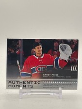 Carey Price 2020 UD SP Authentic Authentic Moments # 104 Montreal Canadiens