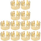 Set of 3 Napkin Ring Festive Rings Crown Shape Buckle Decoration