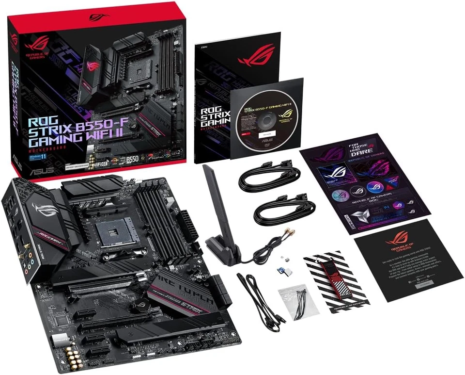ASUS ROG Strix B550-F Gaming WiFi II, Placa Base Gaming AMD B550 (PCIe 4.0, VRM - Imagen 4 de 4