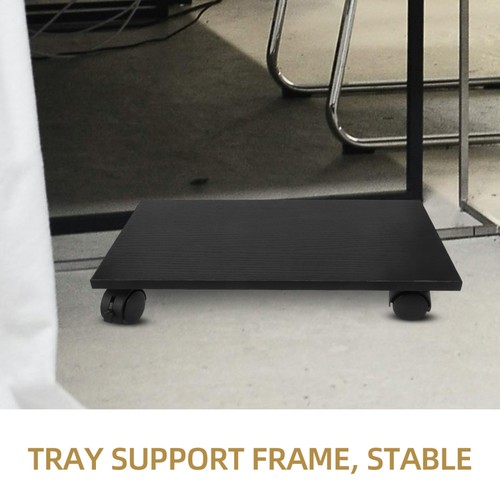 Computer Host Bracket Pc Stand Cpu Tower Case Holder with Wheels - Afbeelding 8 van 12