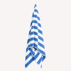 Blue Striped Pool Towel – Hotel Quality 100% Cotton 75x155cm – Beach & Accommoda